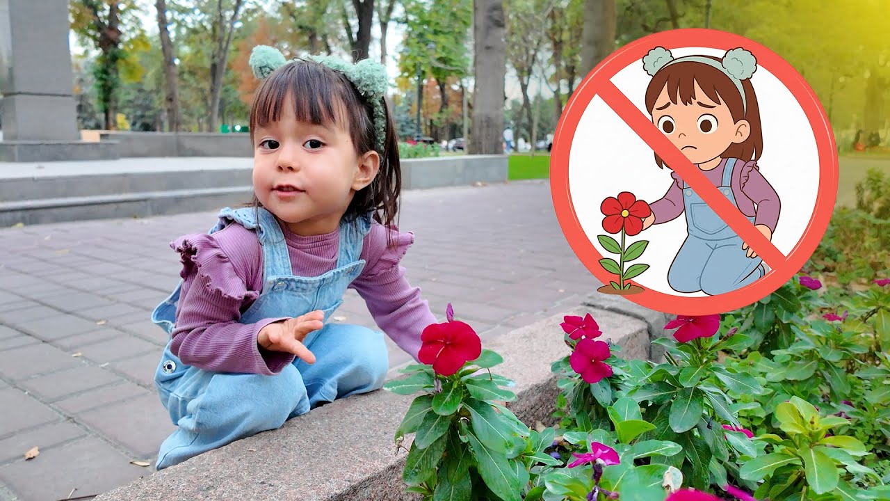Why You Should Never Take Flowers Home From The Park! | Fun Lesson