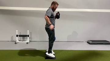 Paused Goblet Squat on Wedge - Great Quad Burner for people wanting to feel your legs shake