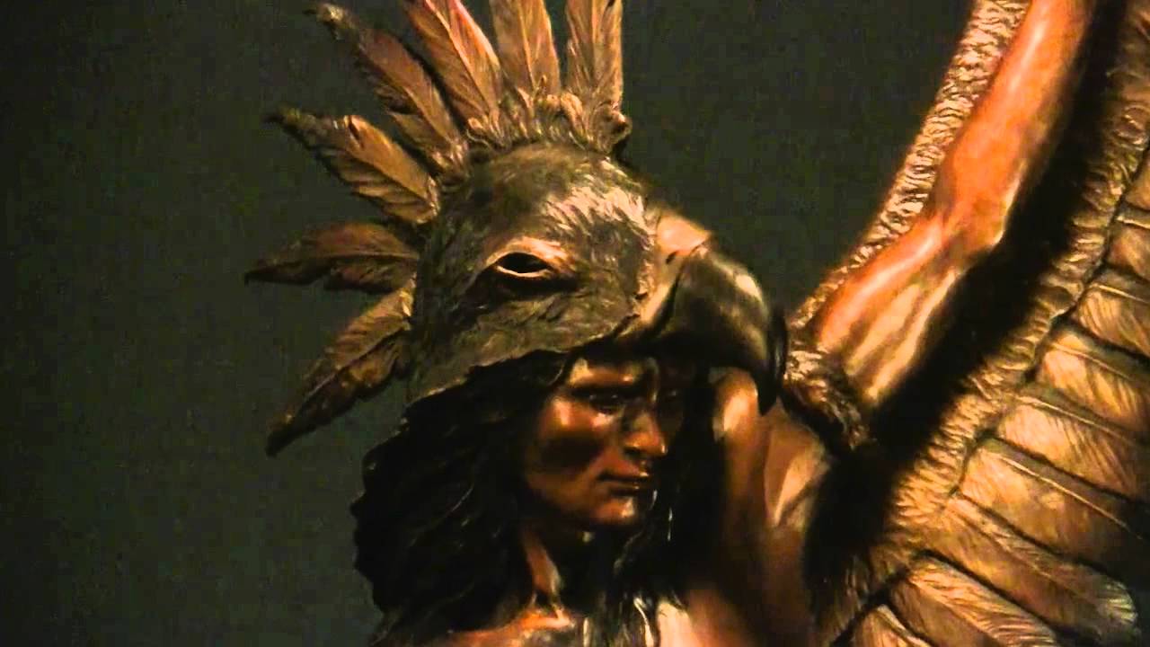 Chris Navarro bronze sculpture SPIRIT OF THE THUNDERBIRD