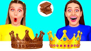 Desafío De Comida Real vs. De Comida Chocolate | Batalla Épica de Comida por 4Teen Challenge
