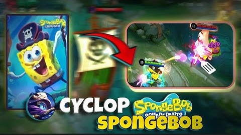 UPDATE!! CYCLOP X SPONGEBOB🧽 | NEW SKILL EFFECTS | MLBB