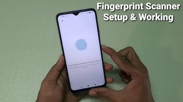 Redmi 9 Power Fingerprint Scanner Setup & Working