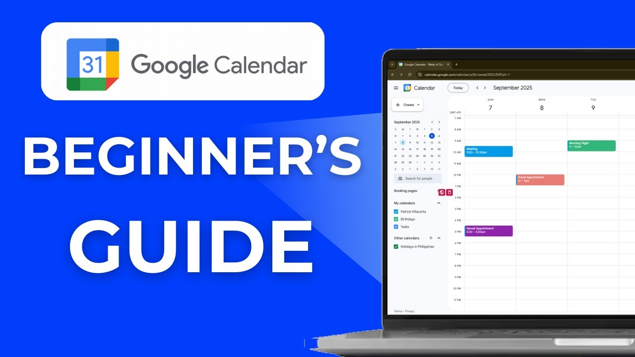 NEW! How to Use Google Calendar for Beginners 2025 📅 Simple Step by ...