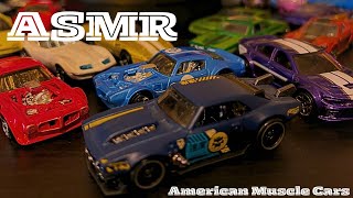 ASMR Hot-Wheels | American Muscle Cars | Whispered | Rotating Display Table #4
