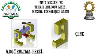 5.3.Cene Çi̇zi̇mi̇ 5.Doğrultma Presi̇