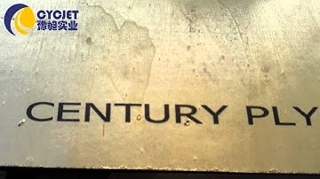 How to Print Plywood Panel with CYCJET C300 Inkjet Coding Solution/Cheaper inkjet printer