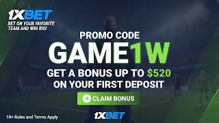Win Big at 1XBET: Get a $520 Bonus with Promo Code GAME1W! Register Now and Place Your Bets!