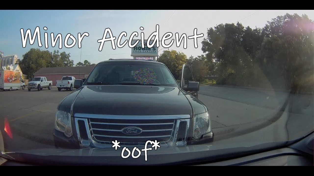 Minor Fender Bender at Work YouTube