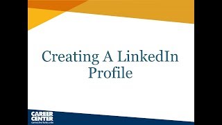 Creating A LinkedIn Profile