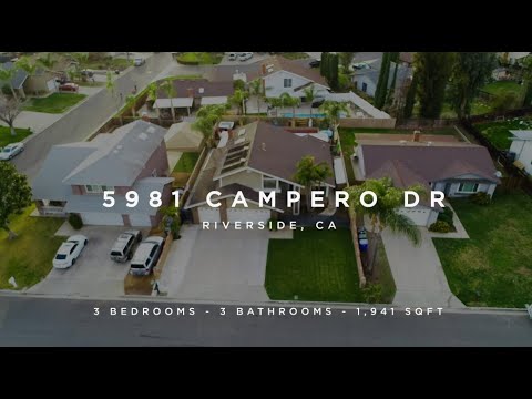 5981 Campero Dr., Riverside, CA home video tour