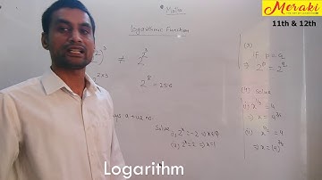 Logarithm Functions | For Class 11th, 12th & IIT-JEE