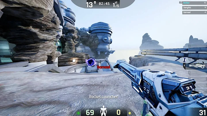 UT4 - Deathmatch on DM-Anturium (WIP map)