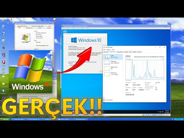Windows XP içinde Windows 10? Nasıl Yani?? - YouTube