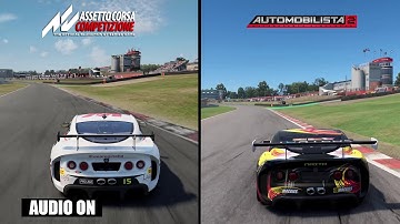 Assetto Corsa Competizione vs Automobilista 2 - Ginetta G55 GT4 Comparison