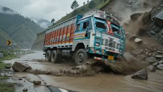HOW THE MOUNTAIN JUST SWALLOWED THE ROAD!