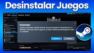 Cómo DESINSTALAR JUEGOS de STEAM Correctamente (2026)