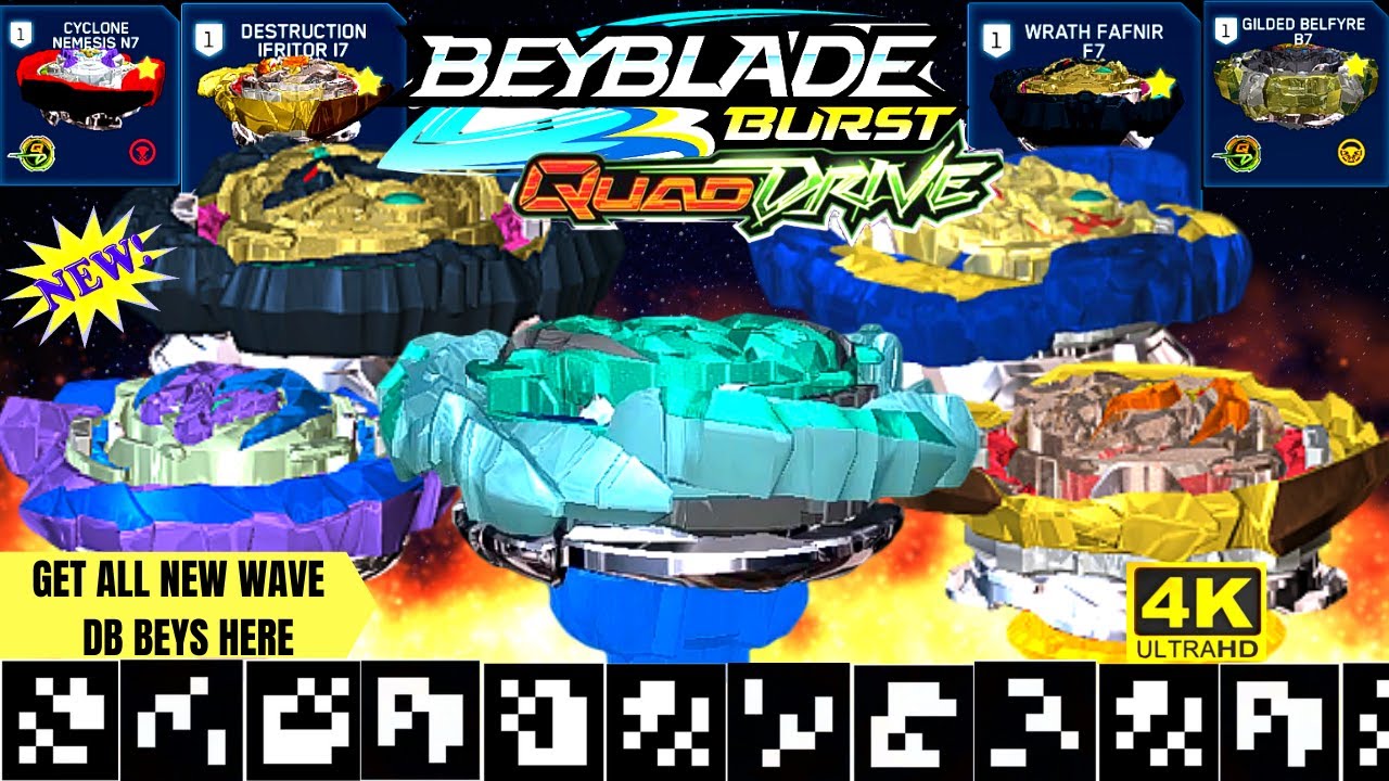 ALL 22 QR CODES BEYBLADE BURST QUAD DRIVE QR CODES Beyblade Burst