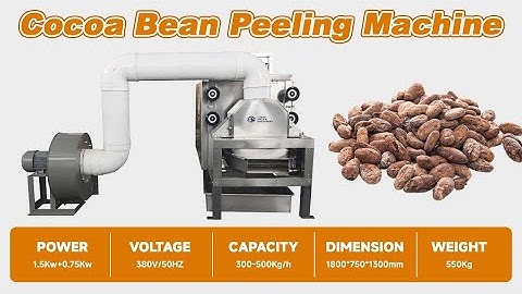 Cacao Bean Dehuller Skin Peeling Machine|Cocoa Bean Peeling Machine|Cocoa Beans Skin Remover