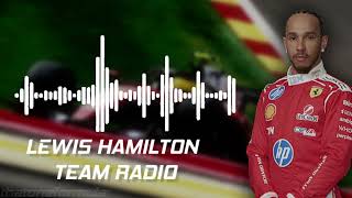 LOST A LOT OF TIME ON THE STRAIGHTS: Lewis Hamilton Team Radio after qualifying in P6 at BelgianGP
