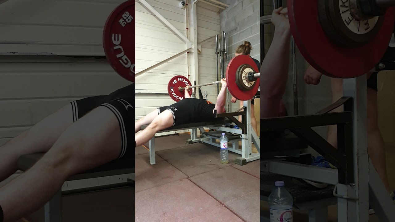 Bench Press With Feet Up AMRAP 102,5kg x12 YouTube