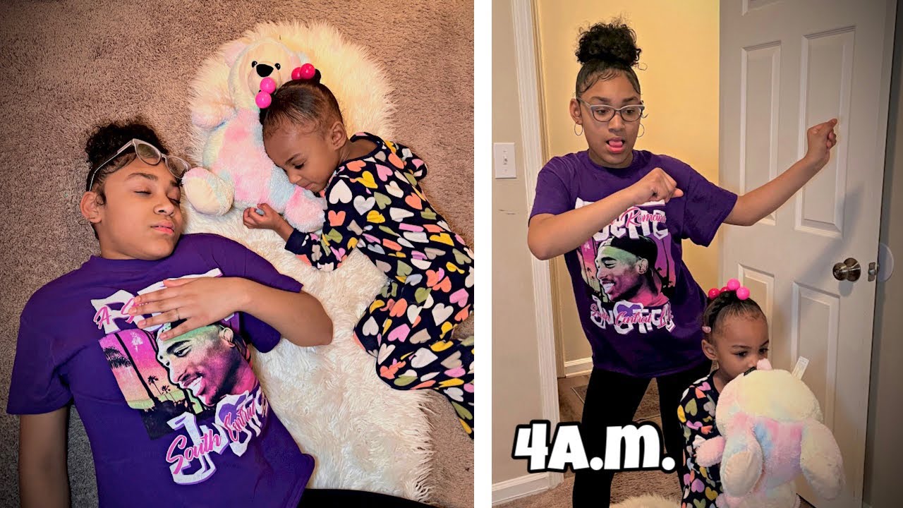 GIRT STAYS UP LATE ON A SCHOOL NIGHT, SHE REGRETS IT!!!!!!!