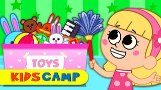 Lets Clean Our Room | Cleaning Song For Kids | Clean The Mess With Elly And Eva by KidsCamp