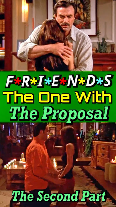 The One With The Proposal | The Second Part | Friends 6x25 #friends #friendsfunny #mondler