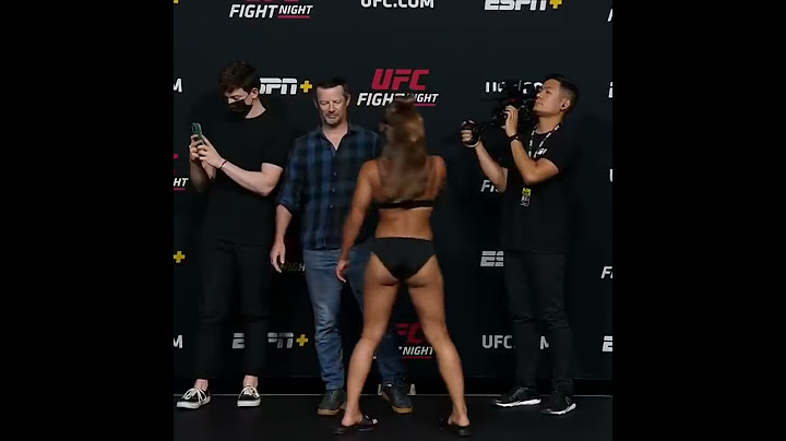 Manon Fiorot vs. Tabatha Ricci - Weigh-in Face-Off - (UFC Fight Night: Rozenstruik vs. Sakai)