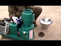 how does a small pellet mills machine work