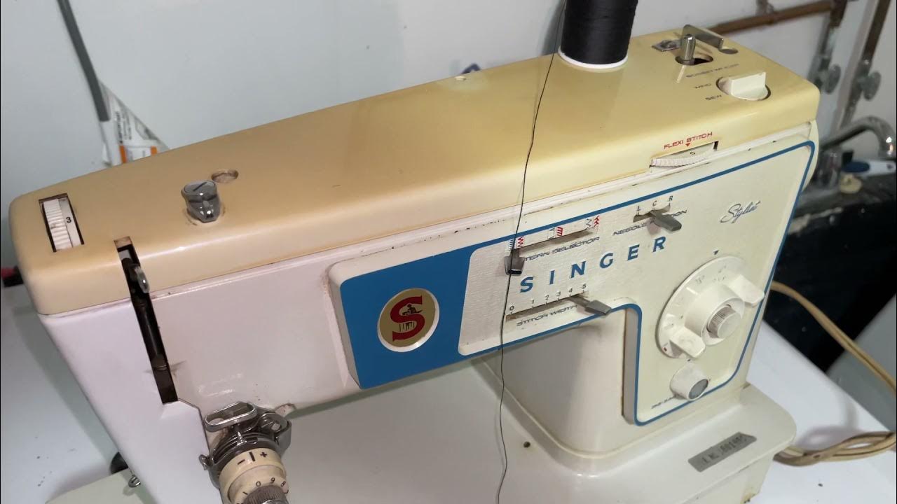 Singer Stylist 416 Sewing Machine Threading The Needle YouTube