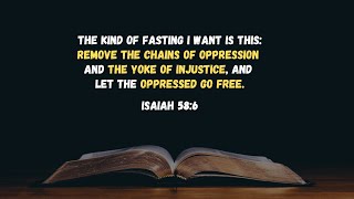 Live Out God’s Will Through Justice and Compassion Isaiah 58:6 #bibleverse #godsword #jesus #isaiah