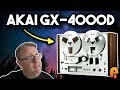 Akai gx4000d reel to reel  review  test
