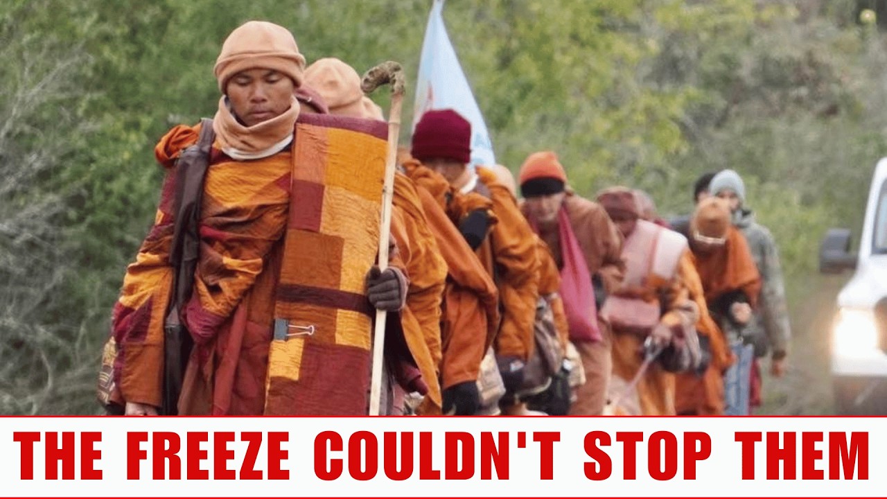 Walk For Peace ❄️ The Hundred Year Step | Silent Steps