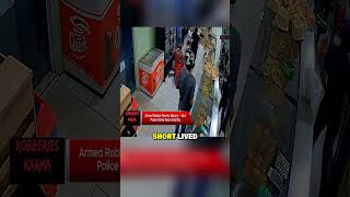 Armed Robber Storms Bakery — But Police Strike Back Instantly. #Robbery #Robberies #Failed Robbery