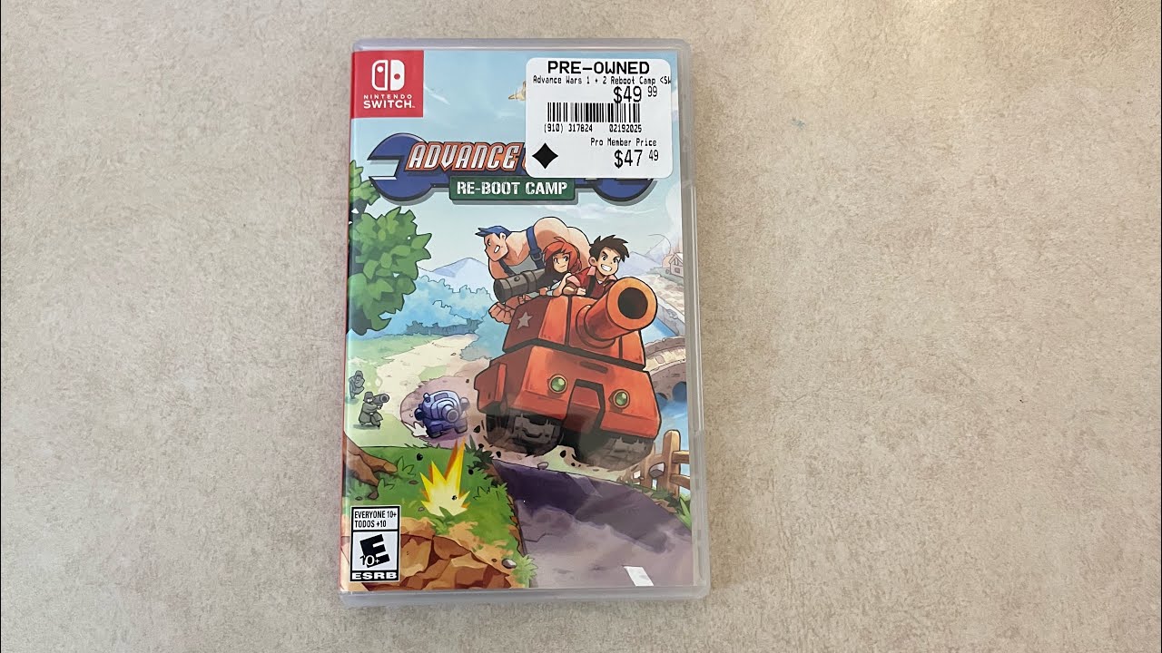 Unboxing Advance Wars 1 and 2 Re-Boot Camp - Nintendo Switch - YouTube