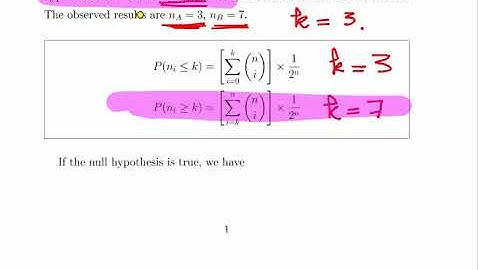 Non Parametric Statistical Tests - The Sign Test (Memory Exam Example Part A)