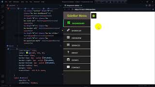 Responsive sidebar create