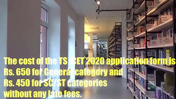TS ICET 2020 latest Information//Application Date Extended..