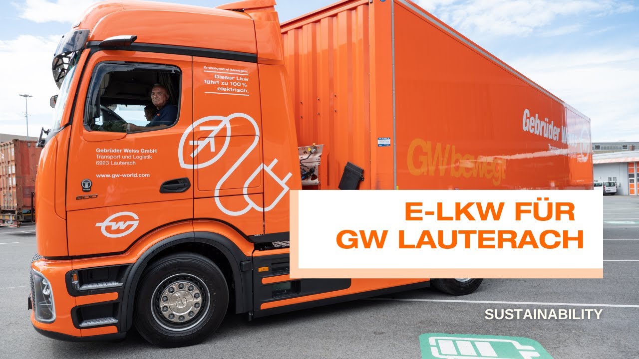 Gebrüder Weiss bringt weitere E-Lkw auf die Straße