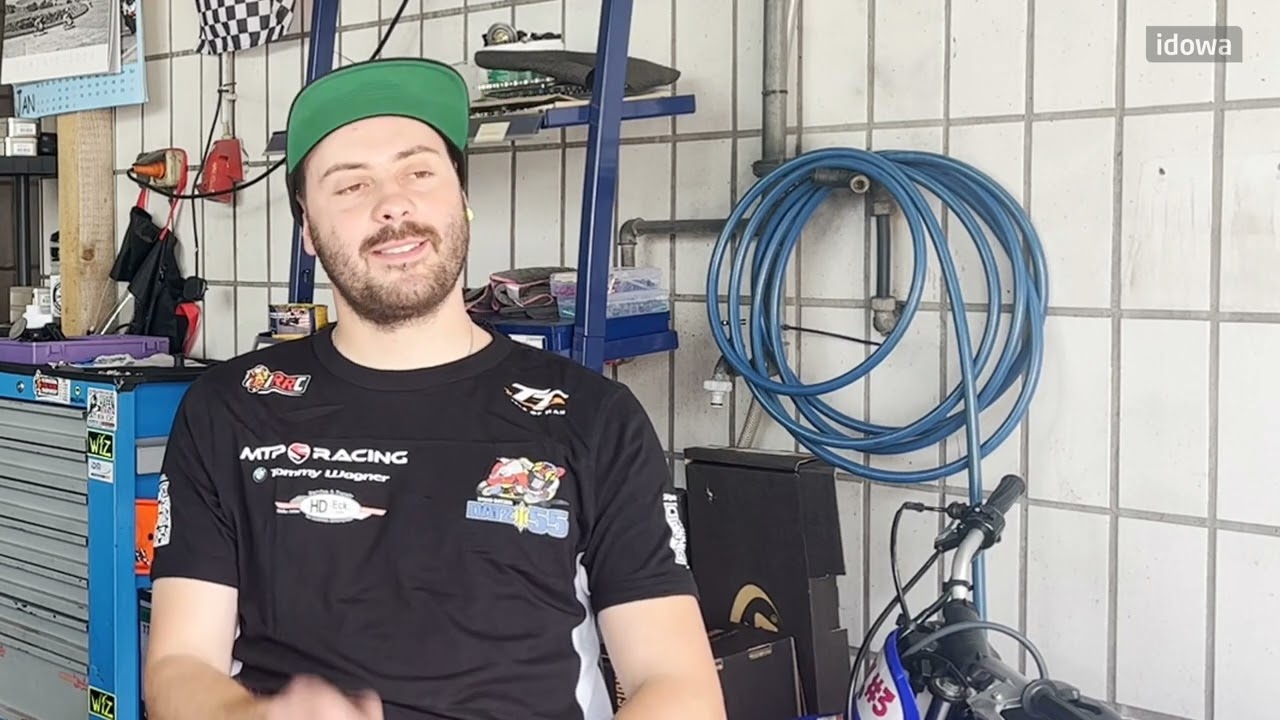 Motorradfahrer David Datzer lebt für seinen Sport