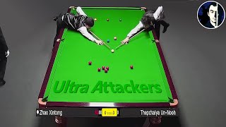 Ultra Attacker vs Ultra Attacker | Zhao Xintong vs Thepchaiya Un-Nooh | 2021 UK Championship Snooker