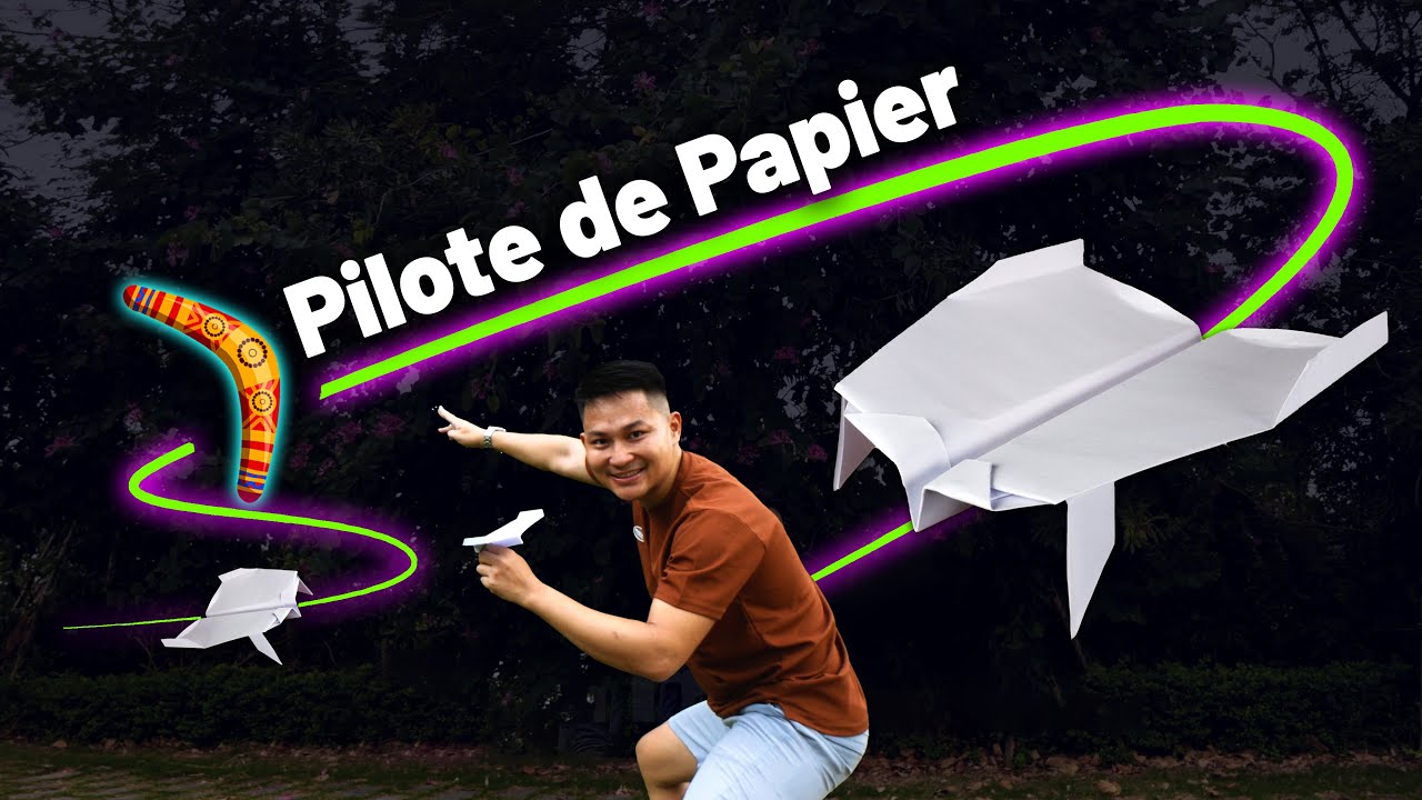 Comment faire un avion en papier facile pour les débutants - YouTube