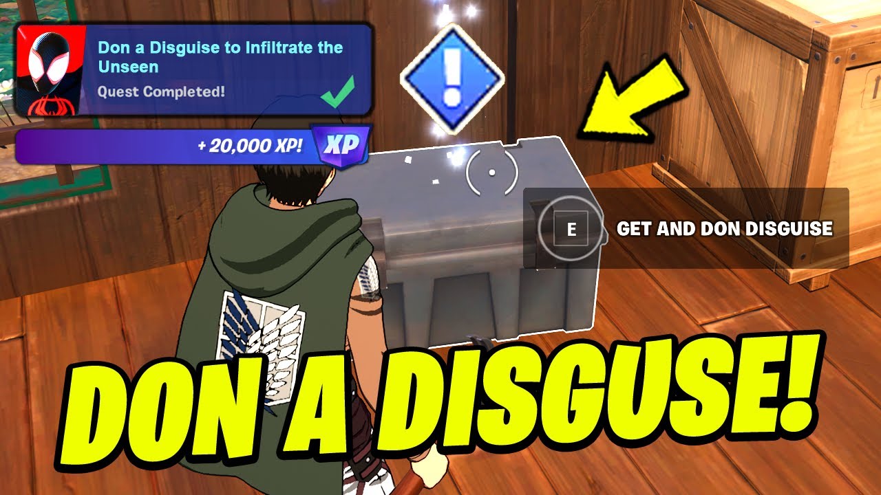 How to EASILY Don a Disguise to Infiltrate the Unseen - Fortnite Syndicate Quest