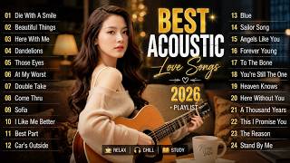 Best Acoustic Songs 2026 ☕ Relaxing Acoustic Playlist for Coffee, Study & Chill