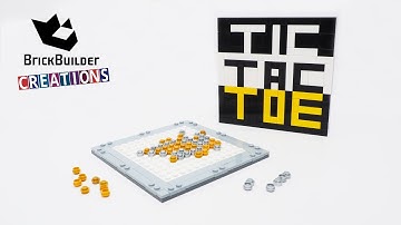 LEGO MOC TIC-TAC-TOE GAME | 190pcs | Brick Builder Creations