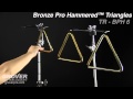Grover Bronze Pro Hammered Triangles