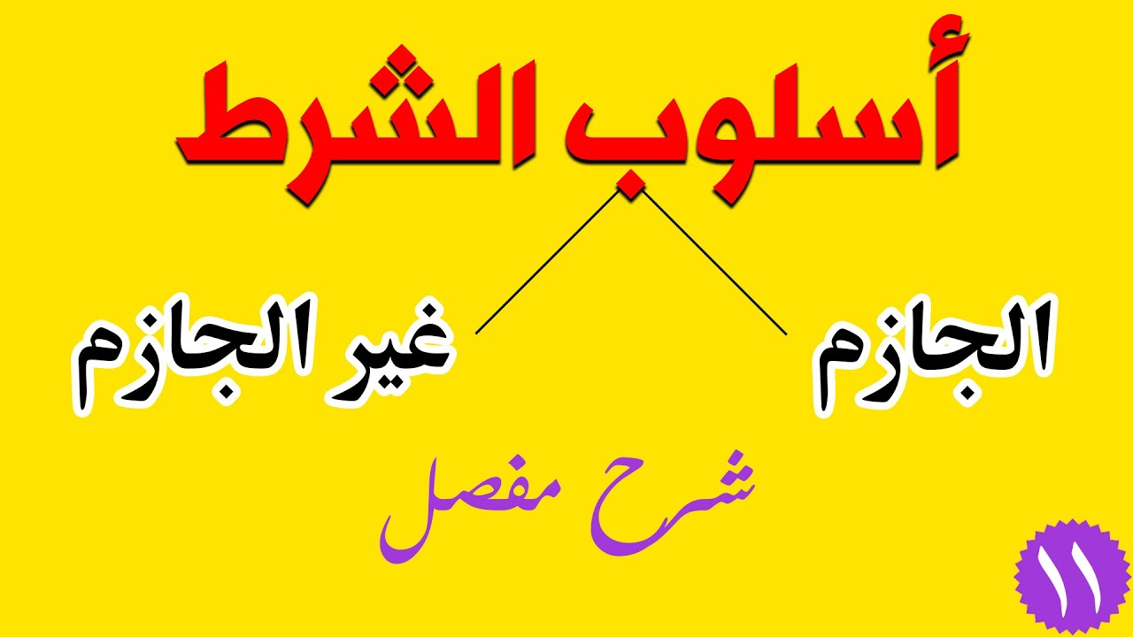 أسلوب الشرط - أدوات الشرط الجازمة لفعلين / أدوات الشرط غير الجازمة