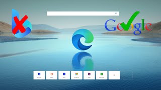 How to CHANGE BING to GOOGLE in Edge  Change default search for Google On Windows 10/Windows 11.