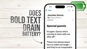 Does Bold Text Drain iPhone Battery (explained)