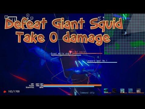 Ace of Seafood Gameplay - Defeating Giant Squid No Damage!